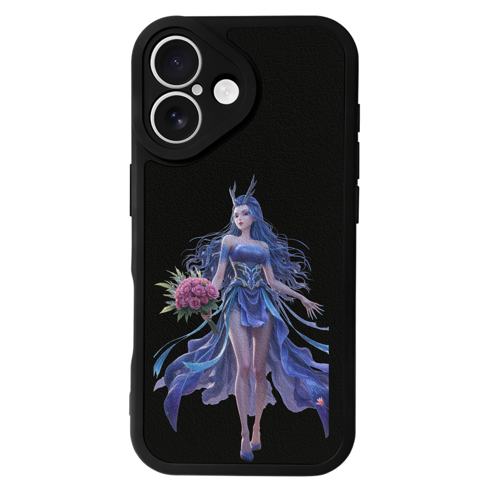 （画像用） Ne Zha 2 ナタ 魔童の大暴れ 【iPhone 16シリーズ対応】シリコンスマホケース（レザー調） 材質：シリコン